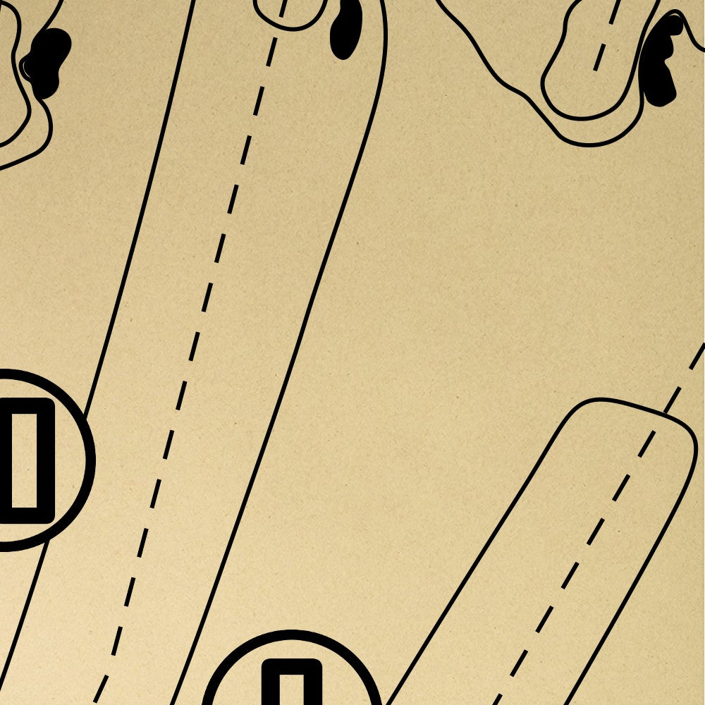 Richmond Golf Club Outline (Print)