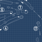 Ridgewood Golf Course Blueprint (Print)