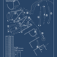 Ridgewood Golf Course Blueprint (Print)