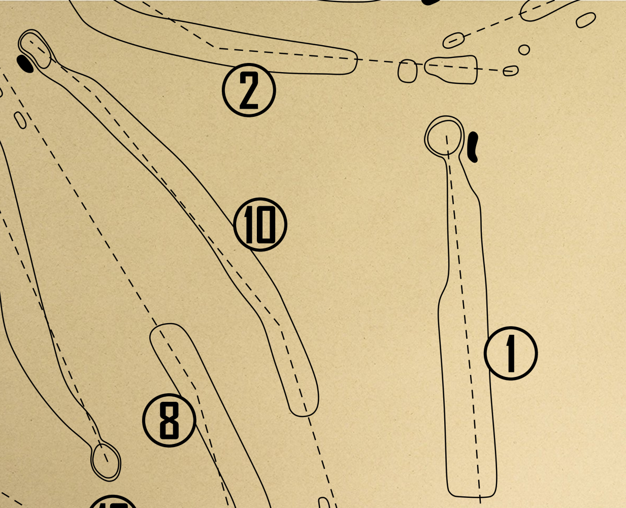 Riverside Country Club Outline (Print)