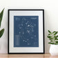 Running Deer Golf Club Blueprint (Print)