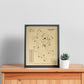 Running Deer Golf Club Outline (Print)
