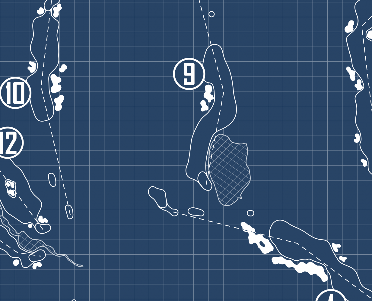 The Sagamore Club Blueprint (Print)