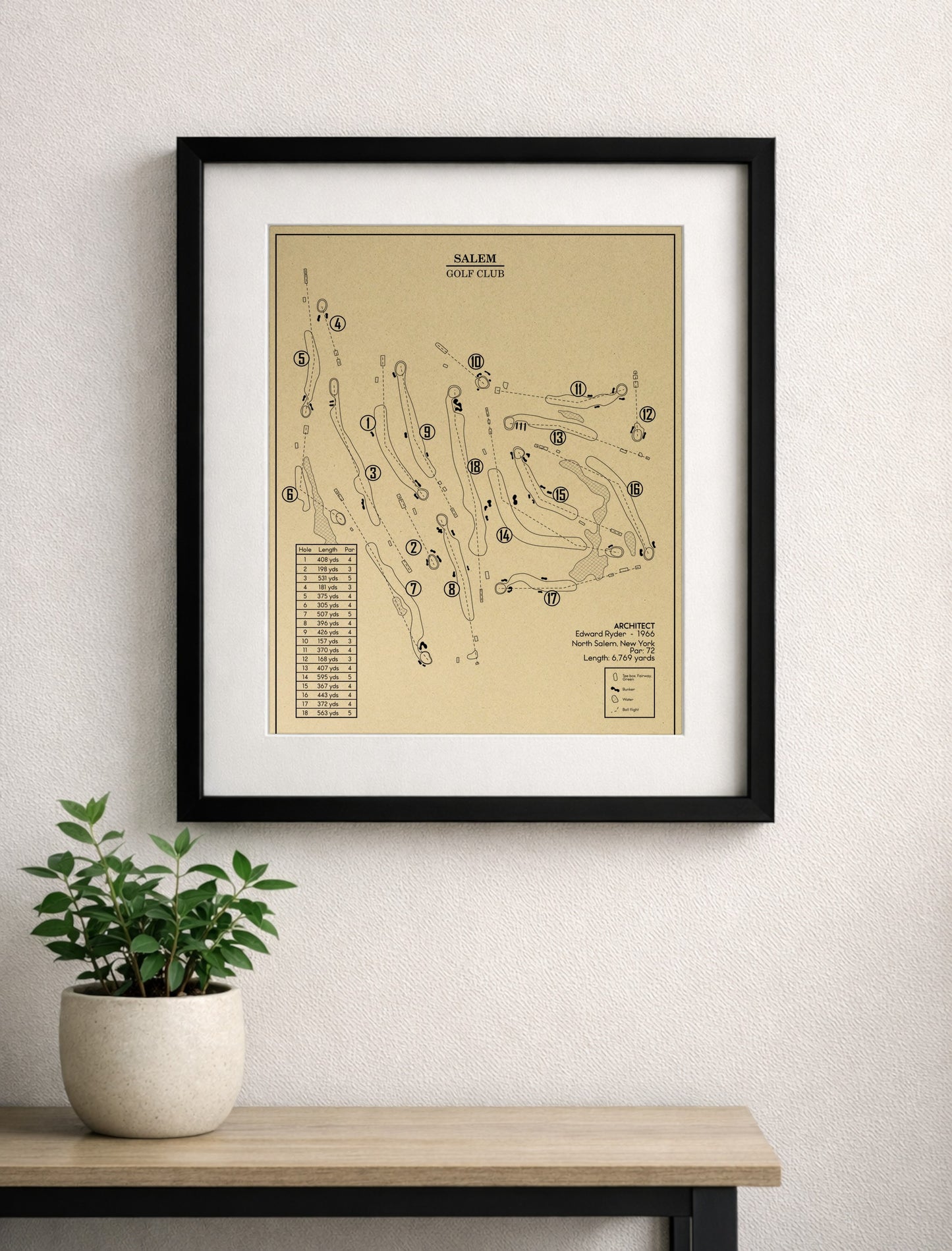 Salem Golf Club in North Outline (Print)