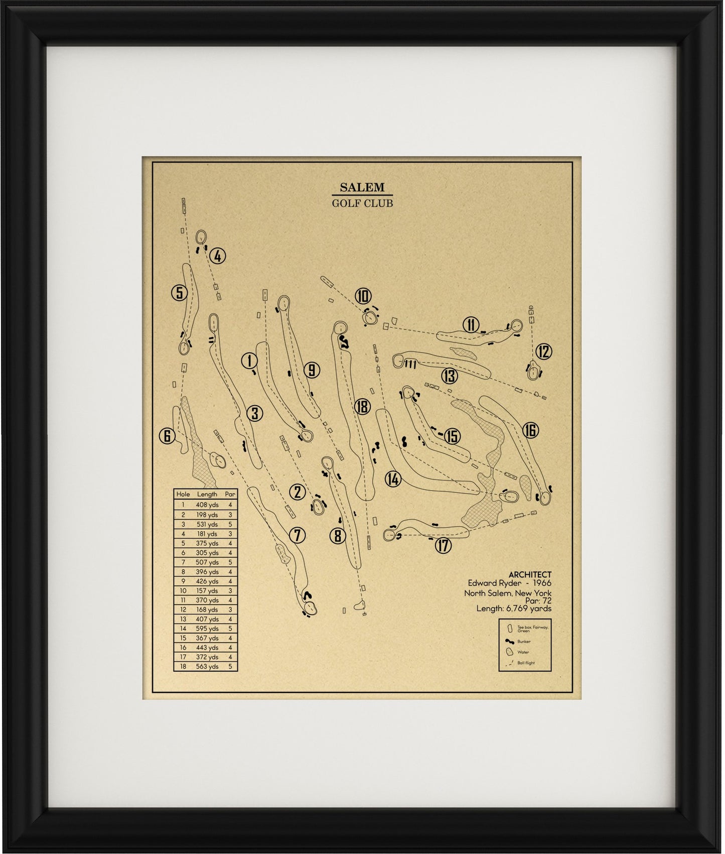 Salem Golf Club in North Outline (Print)