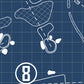 Savannah Country Club Blueprint (Print)