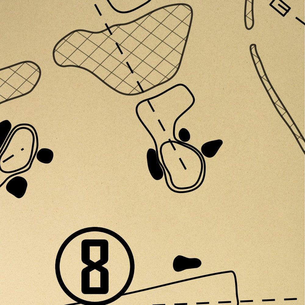 Savannah Country Club Outline (Print)