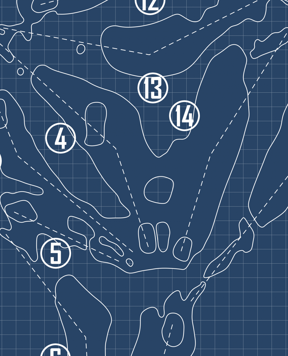 Sheep Ranch Layout Golf Sheep Ranch Golf Course at Bandon Dunes Blueprint (Print) – GolfBlueprints