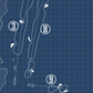 Shuttle Meadow Country Club Blueprint (Print)