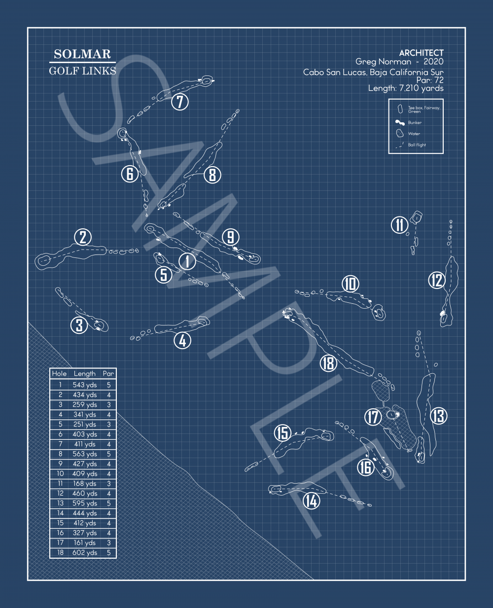 Solmar Golf Links Blueprint (Print) – GolfBlueprints