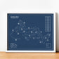 Squire Creek Country Club Blueprint (Print)