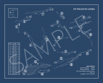 St Francis Links Blueprint (Print)