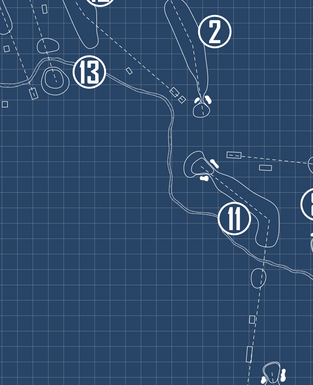 Steel Club Blueprint (Print)