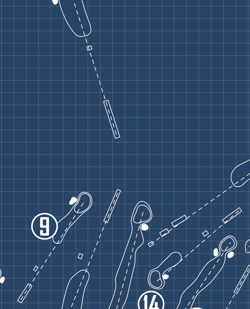 Stillwater Country Club Blueprint (Print)