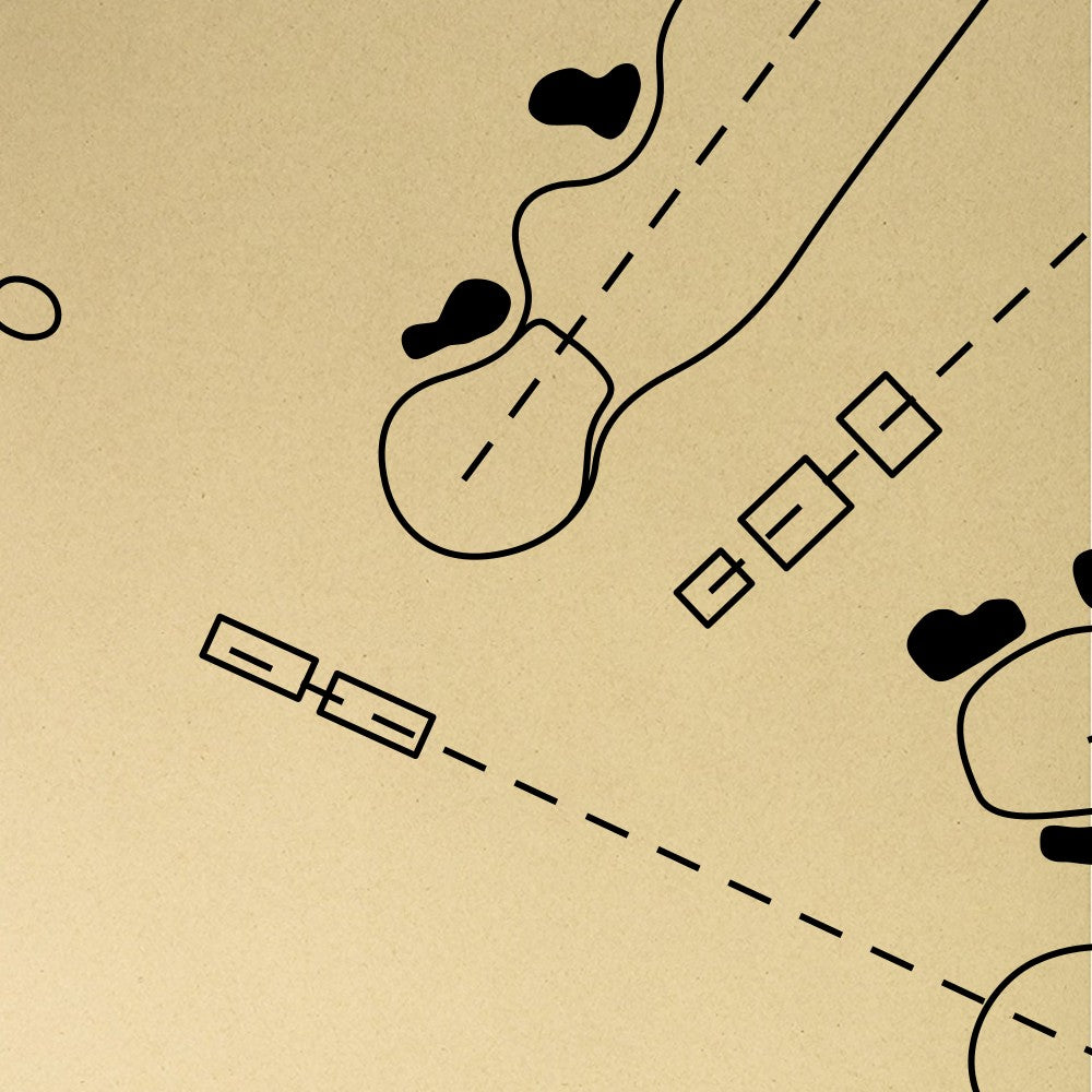Sunnehanna Country Club Outline (Print)