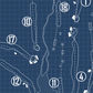 Tara Hills Golf Course Blueprint (Print)