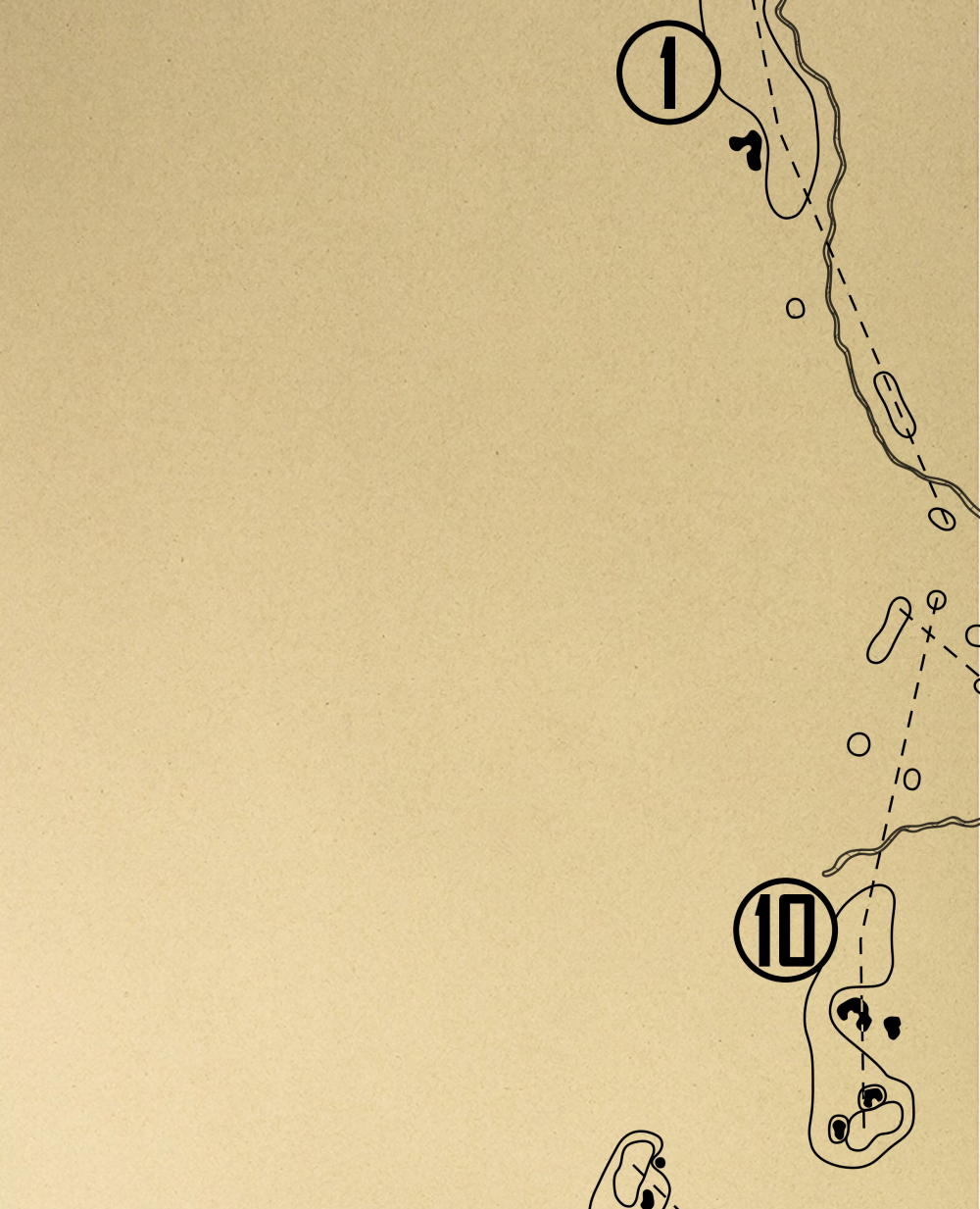 The Cliffs at Keowee Falls Outline (Print)