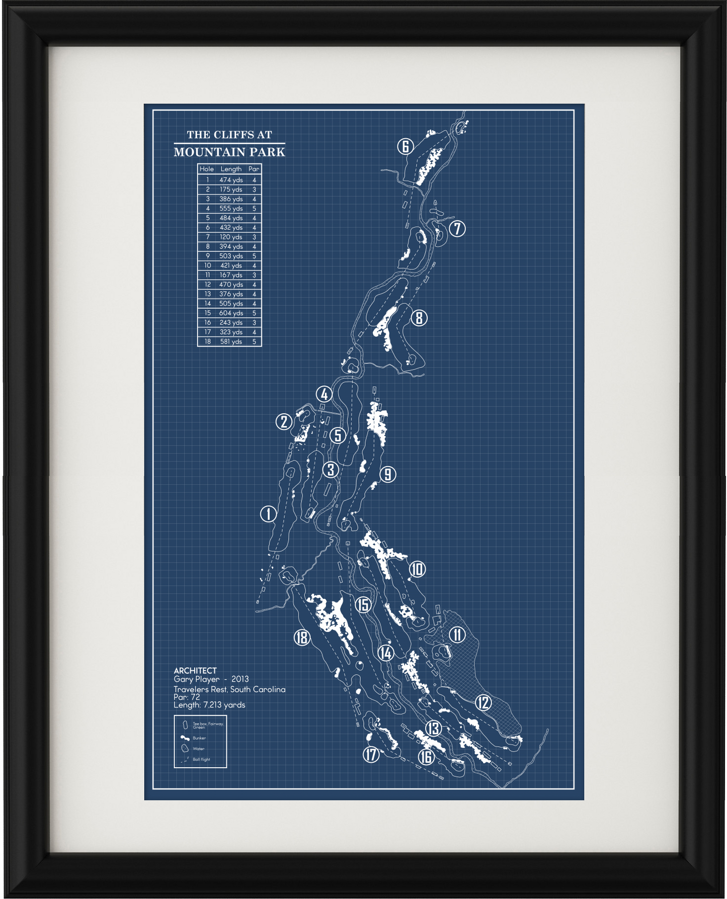 The Cliffs at Mountain Park Blueprint (Print)