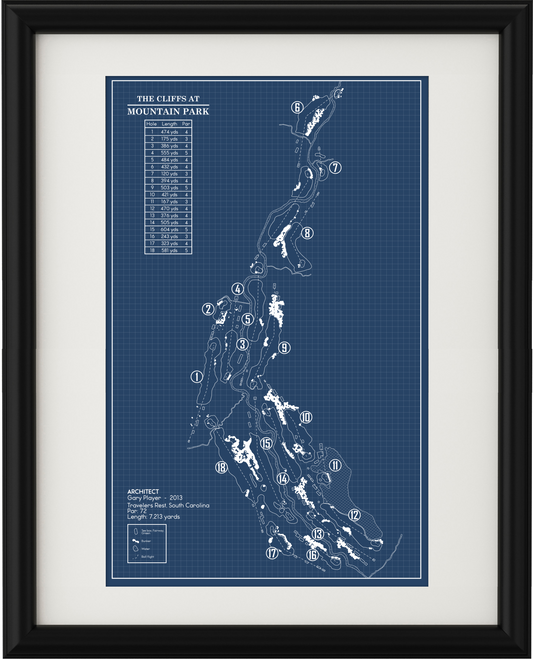 The Cliffs at Mountain Park Blueprint (Print)