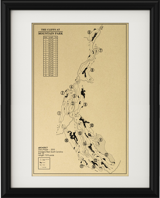 The Cliffs at Mountain Park Outline (Print)