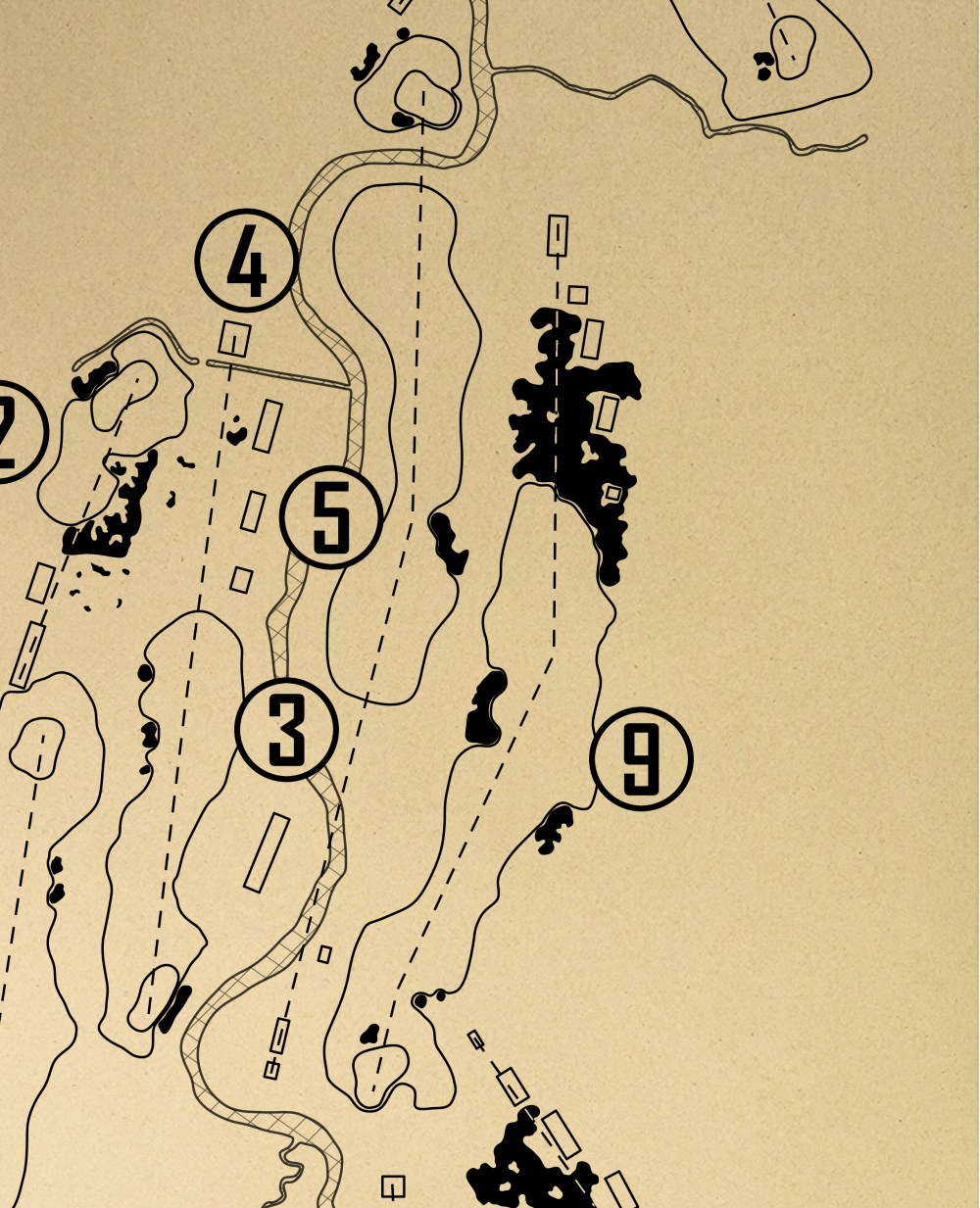 The Cliffs at Mountain Park Outline (Print)