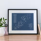 The Riviera Country Club Blueprint (Print)