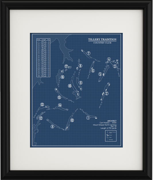 Tillery Tradition Country Club Blueprint (Print)