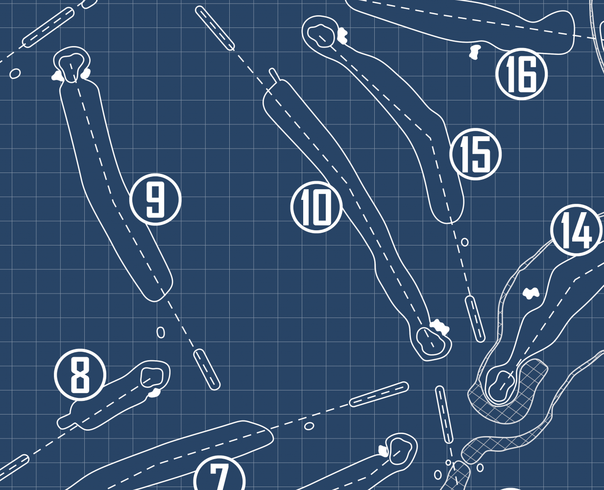 Tokatee Golf Club Blueprint (Print)