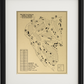 Trump National Doral Miami Blue Monster Outline (Print)