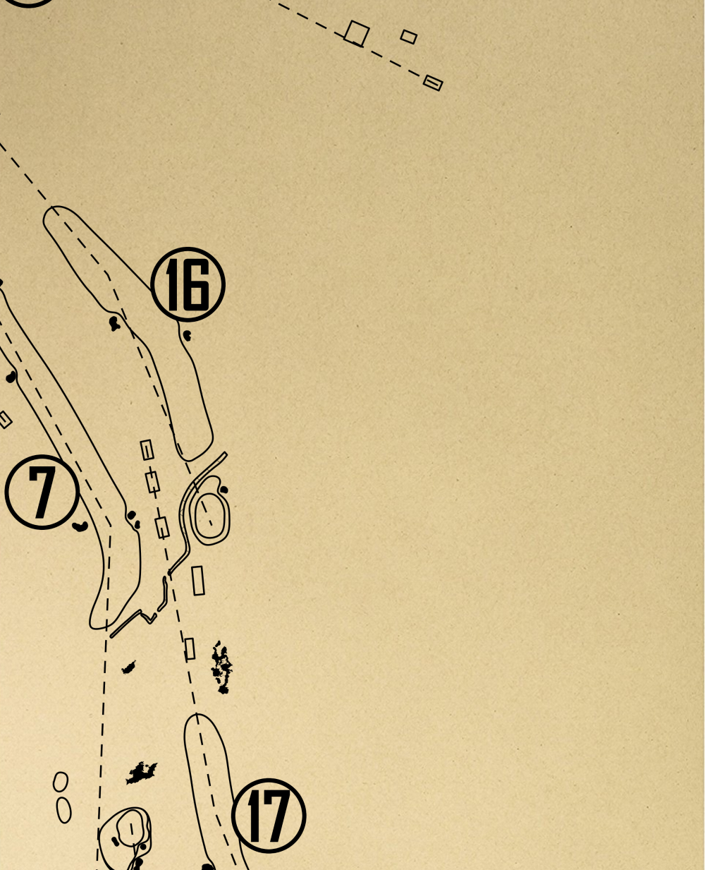 Trump Turnberry Ailso Course Outline (Print)