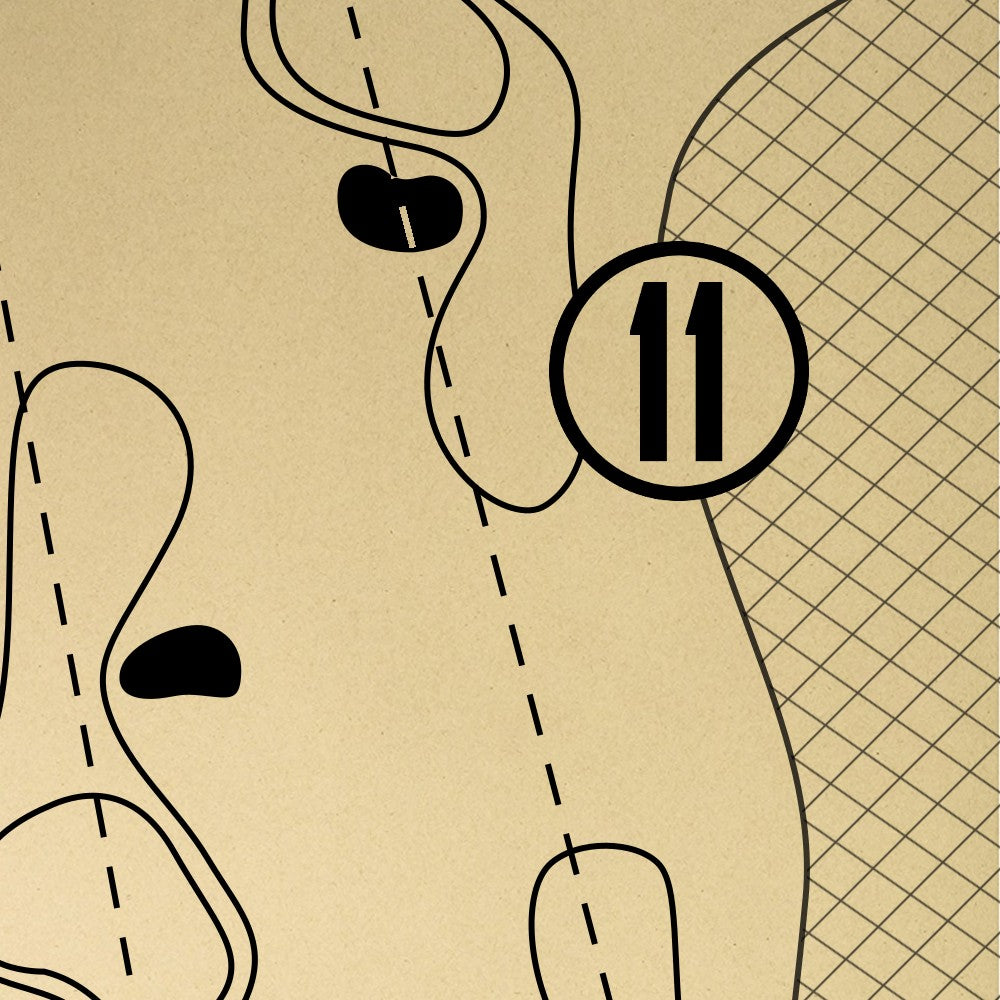 Tupelo Bay Golf Complex Outline (Print)
