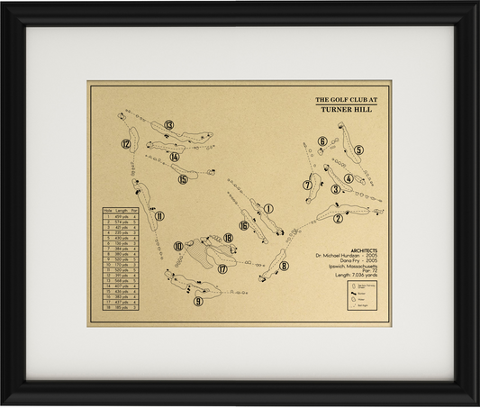 Turner Hill Country Club Outline (Print)