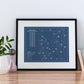 Twin Hills Golf & Country Club Blueprint (Print)