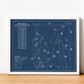 Twin Hills Golf & Country Club Blueprint (Print)