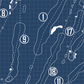 Utrechtse Golfclub De Pan Blueprint (Print)