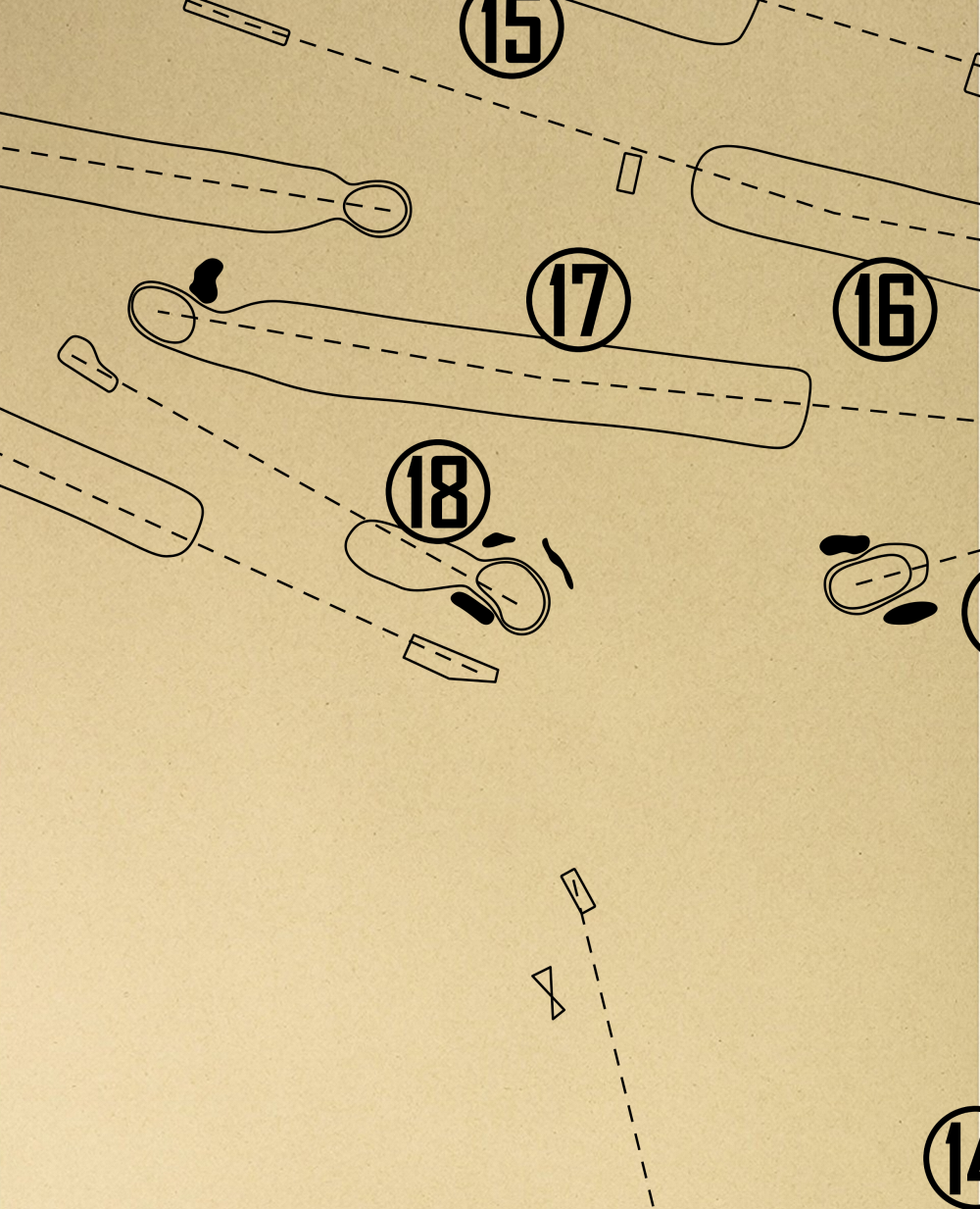 Uniontown Country Club Outline (Print)
