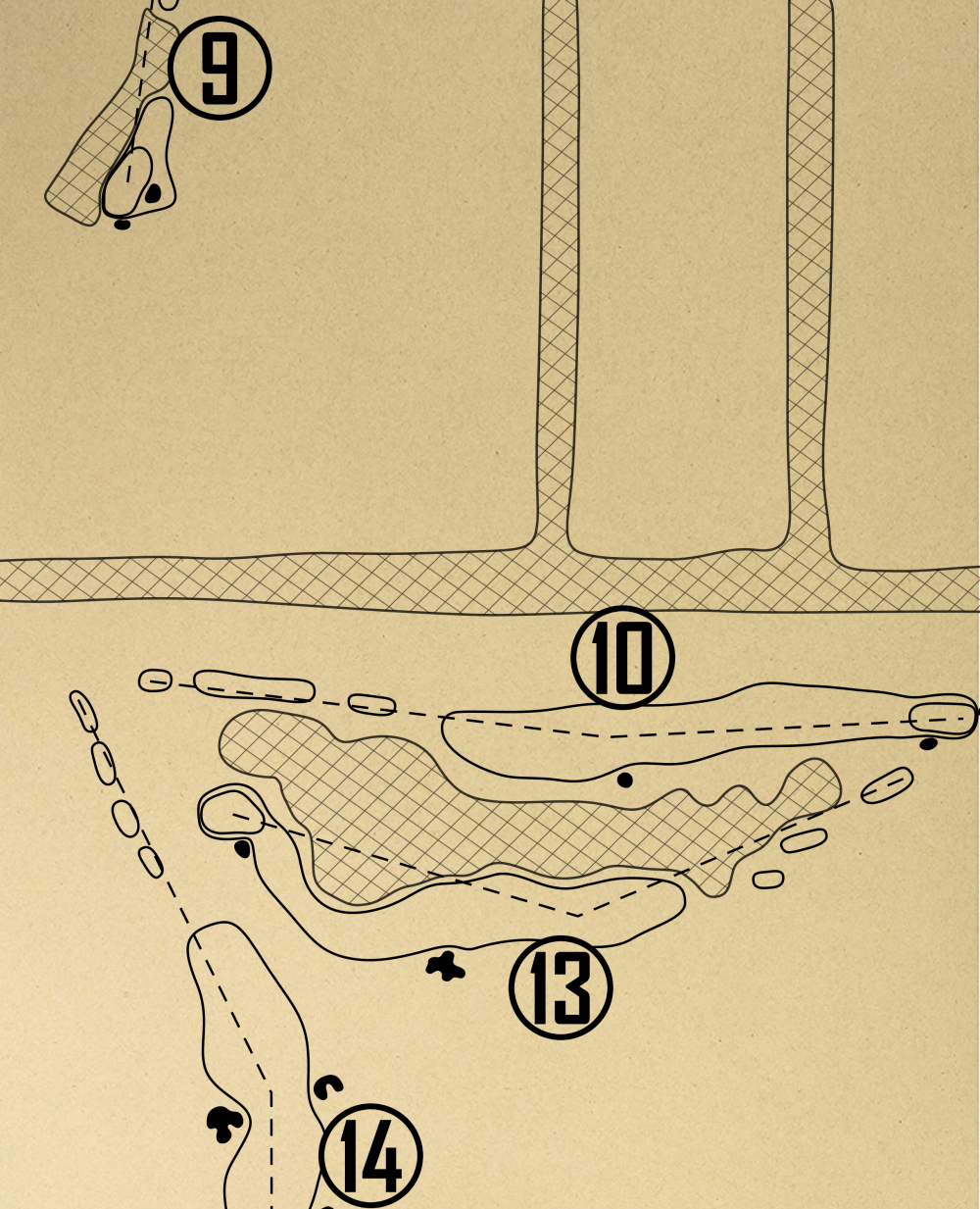 Vero Beach Country Club Outline (Print)