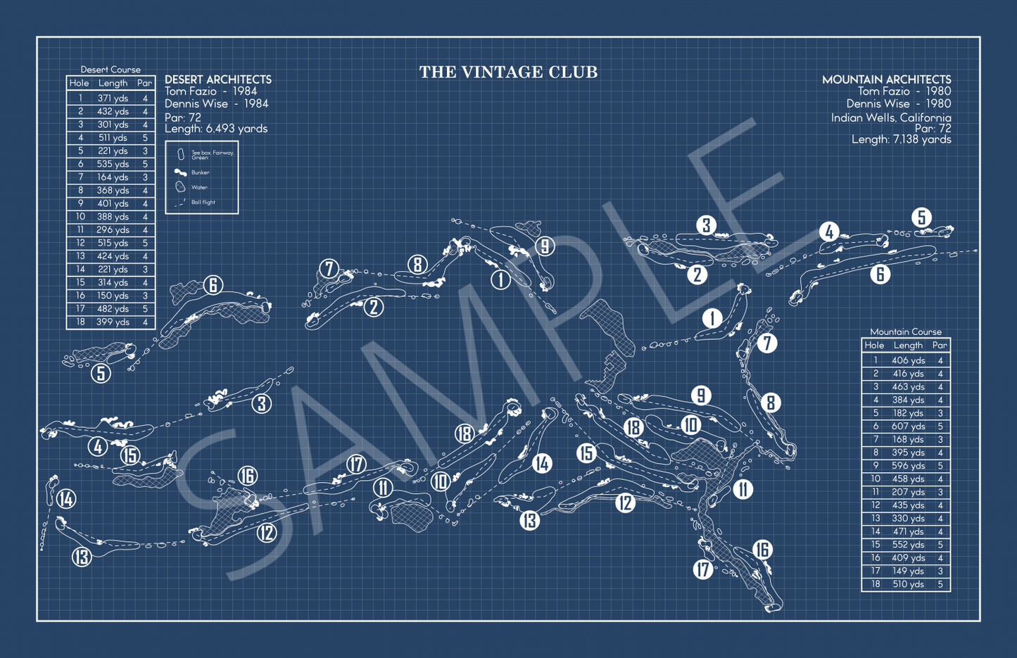 The Vintage Club Blueprint (Print)