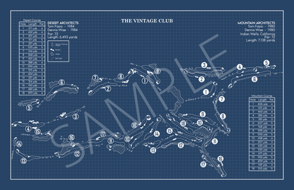 The Vintage Club Blueprint (Print)