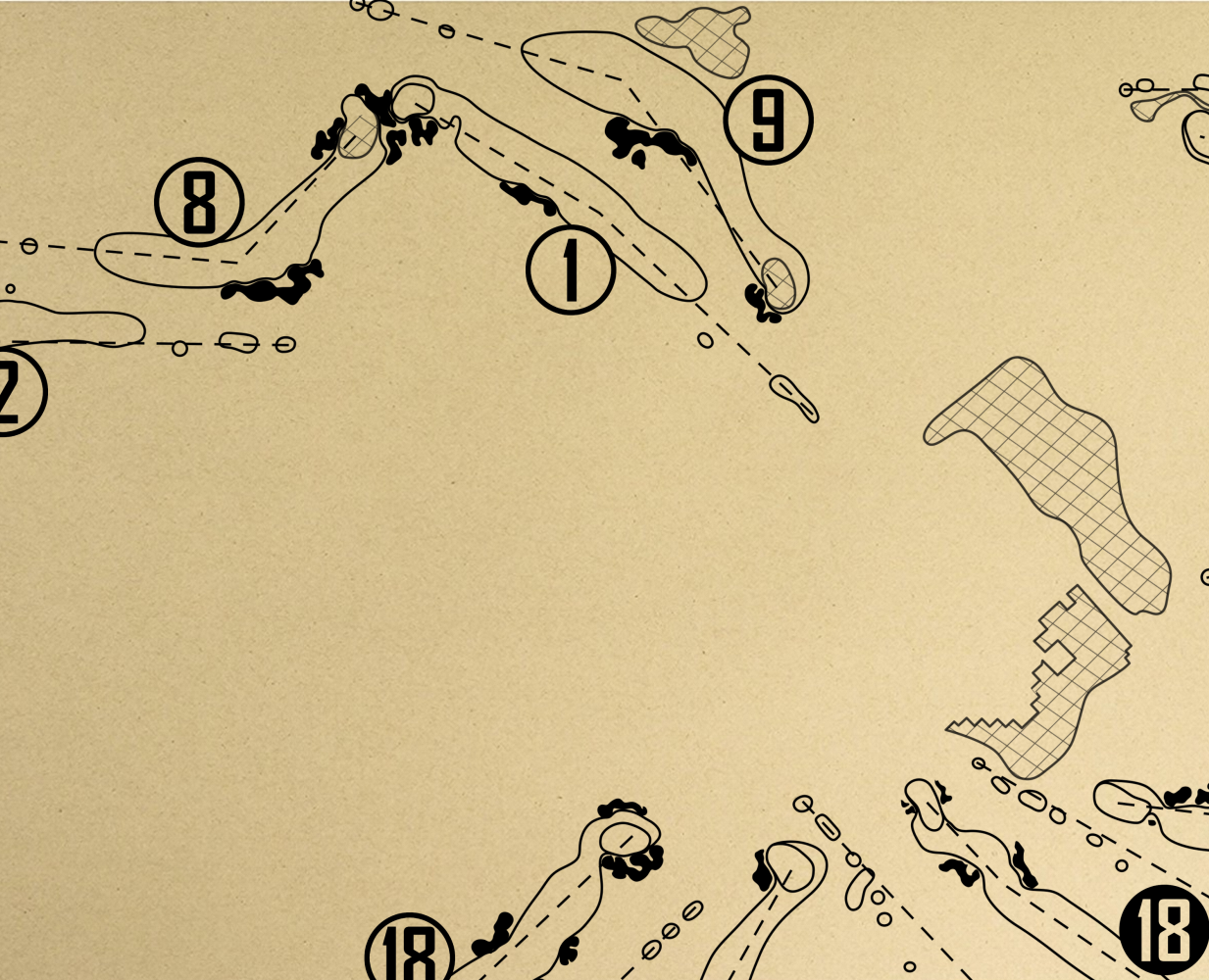 The Vintage Club Outline (Print)