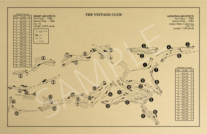 The Vintage Club Outline (Print)