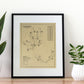 Wade Hampton Golf Club Outline (Print)