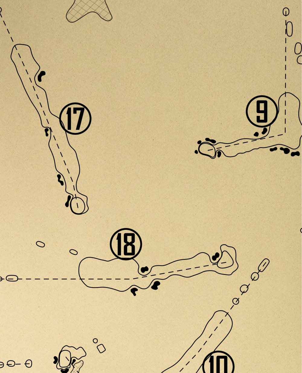 The Water’s Edge Country Club Outline (Print)
