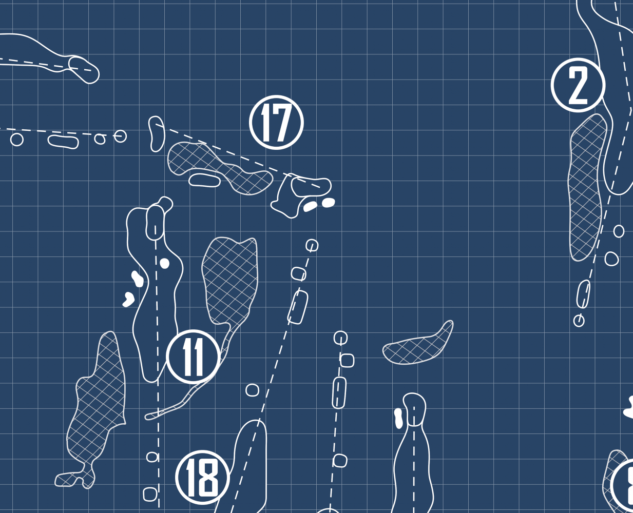 Wedgewood Cove Golf Club Blueprint (Print)