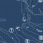 Wicker Point Golf Club Blueprint (Print)