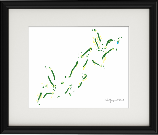 Bethpage Black Course Painting (Print)