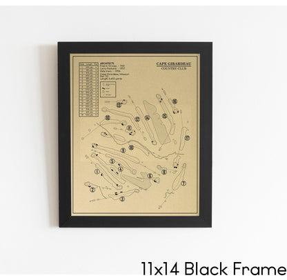 Cape Girardeau Country Club Outline (Print)