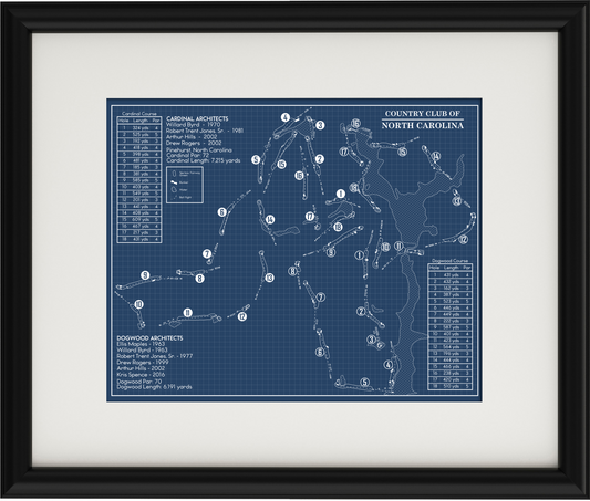 Country Club of North Carolina Blueprint (Print)