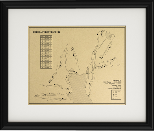 The Harvester Club Outline (Print)