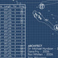 Shady Oaks Country Club Blueprint (Print)